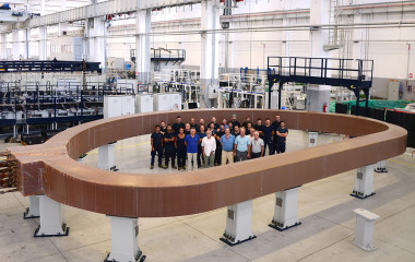 <p>El imán mide 13 m de largo, 9 m de ancho y pesa unas 300 toneladas, tanto como un Boeing 747. / F4E/ITER</p>