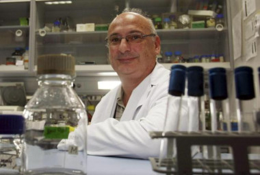 <p>Francis Mojica en su laboratorio de la Universidad de Alicante. / UA</p>
