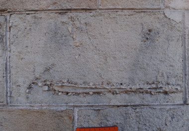 <p>El nuevo icnofósil urbano hallado en la Casa Pascual i Pons. / UB-IRBio</p>
