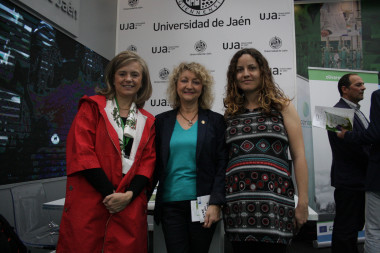<p>Las investigadoras María Luisa del Moral, M.A. Peinado y Alma Rus. / UJA</p>