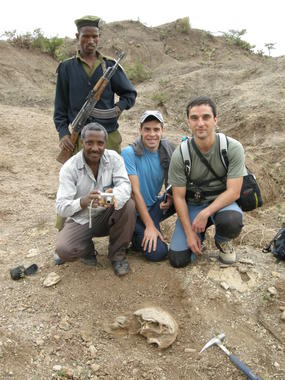 <p>Una imagen del equipo que participa en la excavación en Etiopía. Foto: </p>
