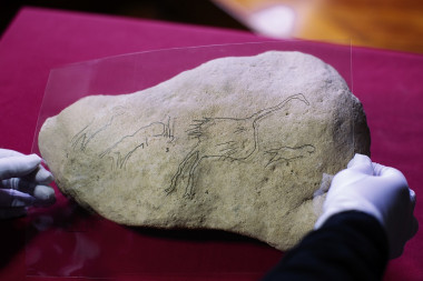 <p>Muestra de arte rupestre hallada en el yacimiento de L’Hort de la Boquera / Domingo et al.</p>