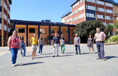 <p>Grupo de investigación <em>Canceromics</em> en la Facultad de Ciencias de la Universidad de Málaga. / UMA</p>