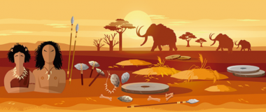 <p>Ilustración sobre la prehistoria. / US</p>