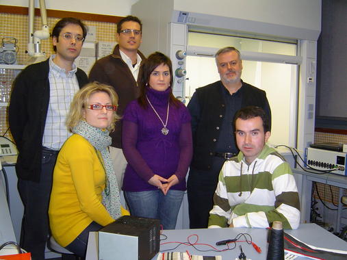 <p> Equipo de investigadores del Grupo de Electrocatálisis, Síntesis Electroquímica y Caracterización de Polímeros de la UPV</p>