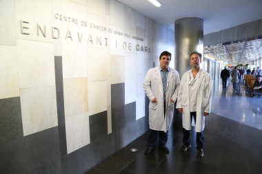 <p>Tomás Cortadellas y Antonio Gil. / VHIR</p>
