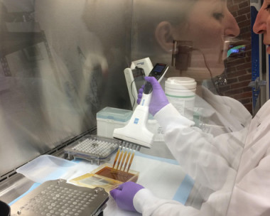<p>Investigadores del banco público de heces Openbiome (EE UU) procesan las donaciones fecales para enviarlas a hospitales de todo el país como tratamiento de la diarrea recurrente causada por <em>C. difficile</em> / Openbiome</p>