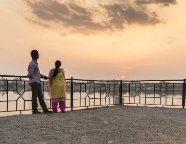 <p>Lago Saroornagar de Hyderabad (India). / Mohammed Mubashir. Creative Commons.</p>