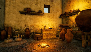 <p>Espacio doméstico con elementos de la Edad de Hierro del Puig de Sant Andreu. / <a href="https://flic.kr/p/S6xtZv" target="_self">patrimoni.gencat</a></p>