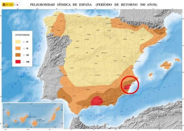 <p>Mapa riesgo sísmico</p>