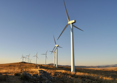 <p>Molinos de viento. Imagen: SINC</p>