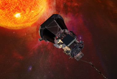 <p>Ilustración de la sonda Parker Solar Probe aproximándose al Sol. / ©Johns Hopkins University Applied Physics Laboratory</p>