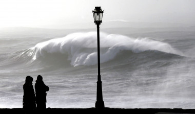 <p>Temporal en Muxía (Galicia) el pasado invierno. / EFE. </p>
