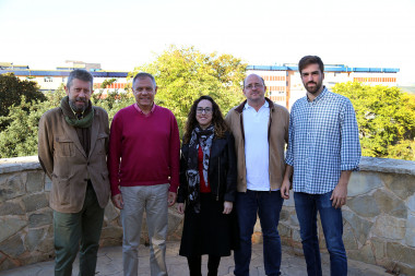 <p>Investigadores de la Universidad de Málaga en las instalaciones de la Facultad de Ciencias / UMA</p>