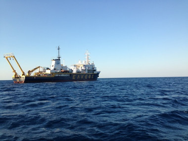<p>De 2010 a 2013, los expertos registraron las condiciones físicas y biogeoquímicas de la fosa de Yerápetra. / GRC de Geociencias Marinas UB</p>