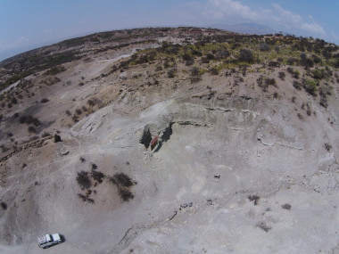 <p>FLK Zinj a vista de dron / CENIEH</p>