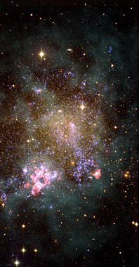 <p>Esta galaxia enana irregular es “una Isla del Tesoro para los estudiosos de las estrellas masivas". Imagen: G. Pérez (SMM-IAC) y M. García (IAC).</p>