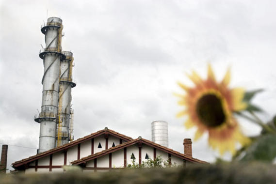 <p>Si la tecnología evoluciona siguiendo la tendencia actual, la mejor opción es reducir lo antes posible las emisiones de CO2. En la imagen, fábrica de celulosa en Torrelavega (Cantabria). <a href="http://www.plataformasinc.es/index.php/esl/imagenes/inicio/(imagen)/57191" target="_blank">Foto: SINC</a>. </p>