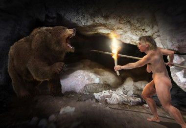 <p>La competencia entre osos cavernarios y humanos por las cuevas jugó un papel importante en el declive de los primeros. Ahora se sabe que la excesiva dependencia de las cuevas para hibernar también influyó en su extinción / <a href="http://www.agenciasinc.es/Multimedia/Infografias/Los-neandertales-del-norte-de-Espana-competian-con-los-osos-por-las-cuevas" target="_self">José Antonio Peñas</a> (Sinc) </p>