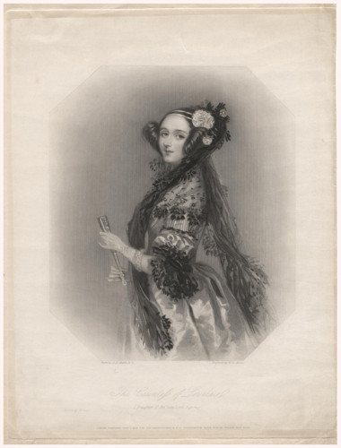 <p>Retrato de Ada Lovelace, matemática e hija de Lord Byron. Imagen: Matematical Association of America.</p>