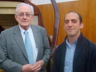 <p>Dr. Antoni Bayés de Luna y Diego Goldwasser, responsables del estudio</p>