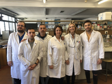 <p>Químicos de la Universidad de Sevilla que han participado en el estudio. / Fundación Descubre </p>