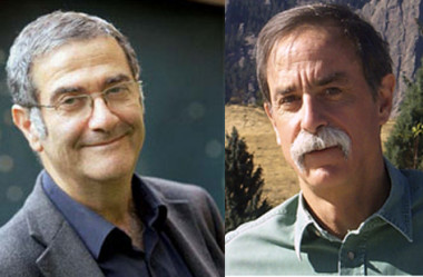 <p> Serge Haroche (izquierda) y David J. Wineland, galardonados con el Nobel de Física. Imagen: Efe/SINC</p>