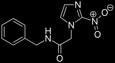 <p/>Fórmula del benznidazol, el medicamento más utilizado para tratar la enfermedad de Chagas. / Fvasconcellos” /><span style=