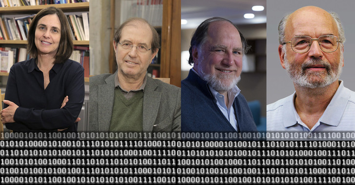 <p>Shafi Goldwasser, Silvio Micali, Ronald Rivest y Adi Shamir, Premio Fundación BBVA Fronteras del Conocimiento en la categoría de Tecnologías de la Información y la Comunicación. / FBBVA</p>