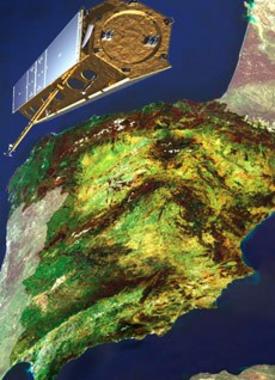 <p>El satélite <em>Paz</em> es un componente del programa español de observación de la Tierra. Imagen: Astrium.</p>