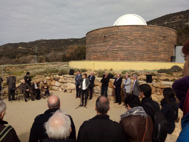 <p>Acto de presentación del telescopio Assumpció Català. / PAM</p>