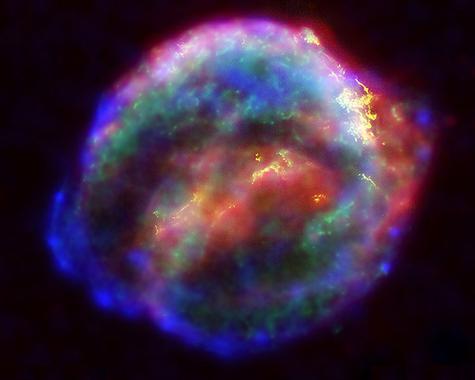 <p>Remanente de la supernova de Kepler. / Wikipedia</p>