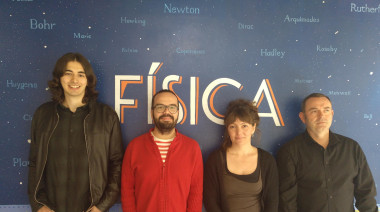 <p>Los físicos Jose María López-Romero, Pedro Jiménez Guerrero, Sonia Jerez y Juan Pedro Montávez participantes en el estudio. / UMU</p>