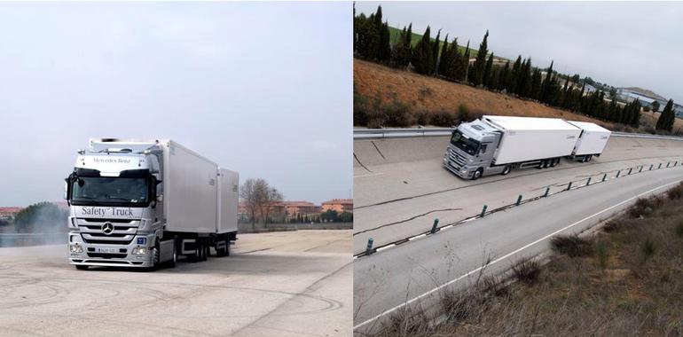 <p>Los megacamiones pueden superar los 25 metros de longitud y tener un peso de 60 toneladas. / UPM</p>