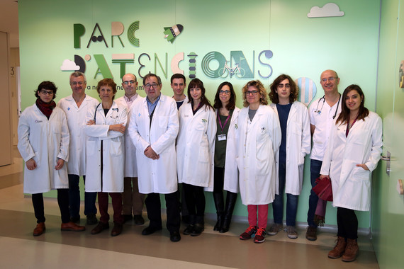 <p>Miembros del grupo de Investigación Traslacional en el Cáncer de la Infancia y la Adolescencia del VHIR. / Ana Belén Callado</p>