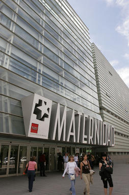 <p>Unidad de maternidad del Hospital Gregorio Marañón de Madrid. Foto: SINC.</p>