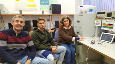 <p>Alberto Jesús Molina Cantero, Isabel Mª Gómez González, y Rafael Cabrera Cabrera, responsables de este invento / Fundación Descubre</p>