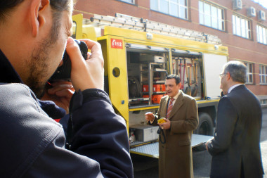 <p>Presentación del proyecto, esta mañana en La Morgal (Asturias). Foto: FICYT</p>