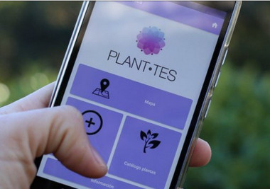 <p>La <em>app</em> Planttes. / UAB</p>