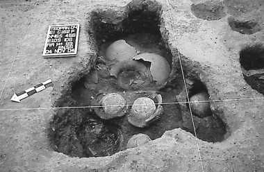 <p>Hombres decapitados en Teopancazco, un barrio dentro de la antigua ciudad mexicana de Teotihuacán./ Linda Manzanilla.</p>
