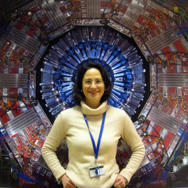 <p>La investigadora María Chamizo, run coordinator del experimento CMS del LHC durante el periodo 2012-2013. Créditos: Michael Hoch (CERN).</p>