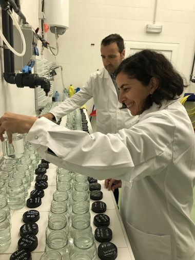 <p>Laura Prieto y Gabriel Navarro, dos de los investigadores responsables de este trabajo / Fundación Descubre</p>