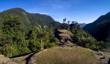 <p>Ruinas de Ciudad Perdida, construida por los indios tayronas en la Sierra Nevada de Santa Marta, en Colombia. / ICANH</p>