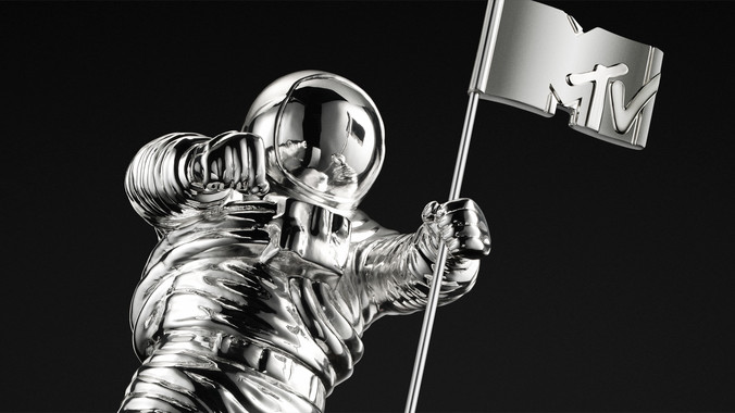 <p>La estatuilla de los premios <em>MTV Video Music Awards</em>, instituidos en 1984 para los mejores videoclips del año, es un astronauta plantando una bandera.</p>