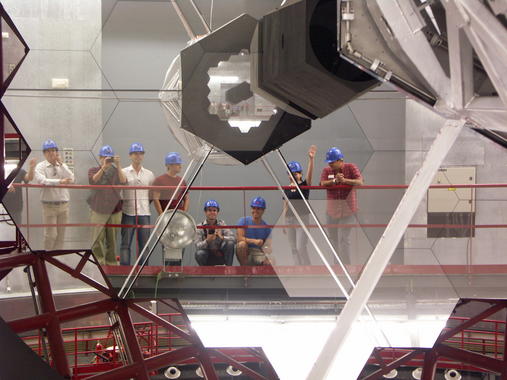 <p>Alumnos y alumnas de la IScAI en 2009, durante una visita al <a href="http://plataformasinc.es/index.php/esl/imagenes/inicio/(imagen)/55050" target="_self">Gran Telescopio Canarias</a> (GTC), en el Observatorio del Roque de los Muchachos, en la isla canaria de La Palma.</p>